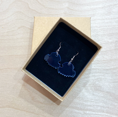 Pendientes peineta metacrilato fluor