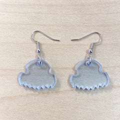 Pendientes peineta metacrilato fluor