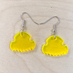 Pendientes peineta metacrilato fluor